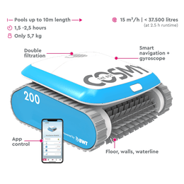 Automaattinen uima-altaan robotti-imuri BWT COSMY 200