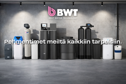 Raudan, humuksen ja mangaanin suodatin 9 -40 m3/h m&auml;&auml;r&auml;ohjattu / BWT